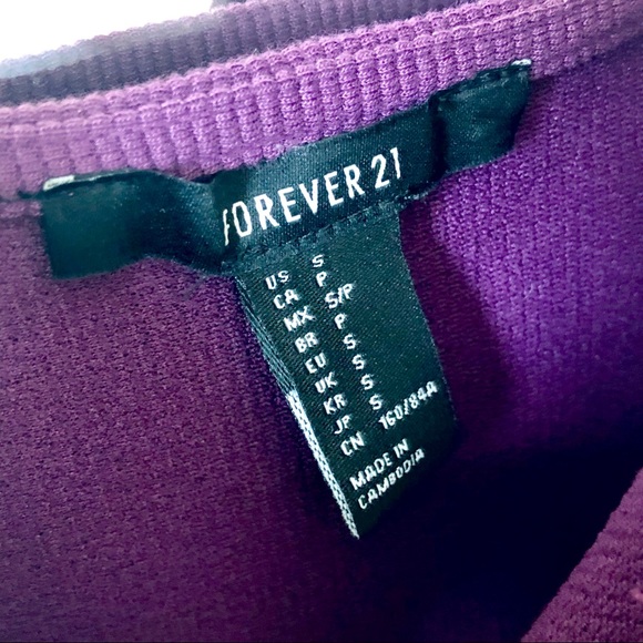 Purple BodyCon Sexy Plunge Strap Cutout Neckline - Picture 3 of 4